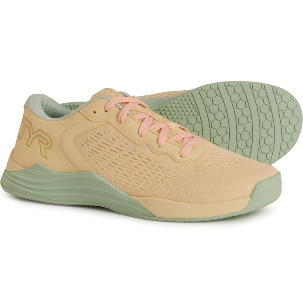 TYR CXT-1 Training Shoes  Men  Sz 9.5 Yellow Green Low Top Sneakers Athletic Gym